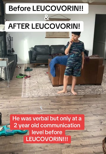 This has been the best year ever since putting my son on LEUCOVORIN paired with metholated b12! All glory to God!! #speechdelay #leucovorin #folinicacid #mthfr #cfd