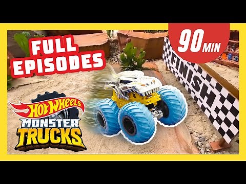 THE MOST LEGENDARY MONSTER TRUCK STUNTS FOR 90 MINUTES! 😱💥 | Monster Trucks | ‪@HotWheels‬