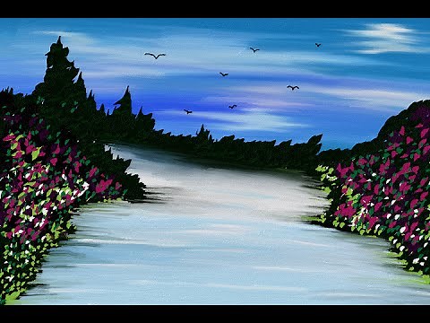 Digital painting tutorial on surface Pro 4 with Fresh Paint App. Series 2