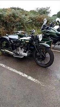 BSA G33-13 & Sidecar at the Inn For All Seasons Vintage & Classic Vehicle Meet 5th Sept 2025