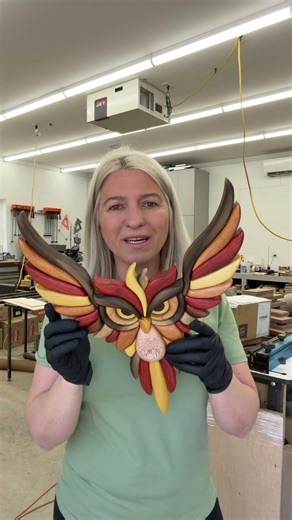 Intarsia Owl