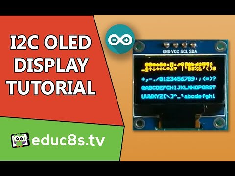 Arduino Tutorial: 0.96' 128x64 I2C OLED Display tutorial with review and drivers