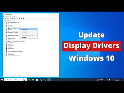 How to Update Display Drivers in Windows 10