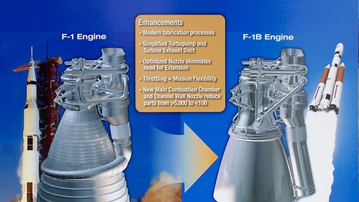 New F-1B rocket engine upgrades Apollo-era design with 1.8M lbs of thrust