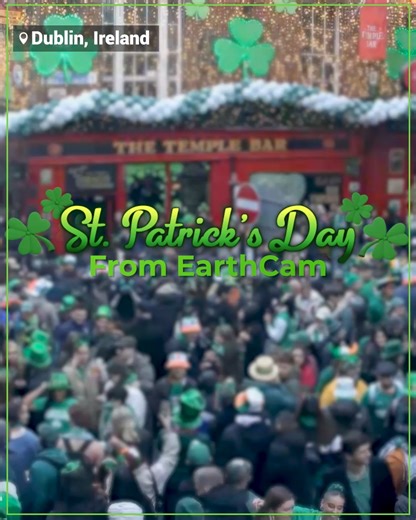 From Guinness to giggles, our live streams had all the craic! Take a look back as we cheers to the best moments of the St. Patrick’s Day celebrations yesterday! 🍀 | EarthCam