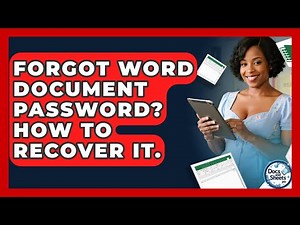 Forgot Word Document Password? How To Recover It. - Docs and Sheets Pro