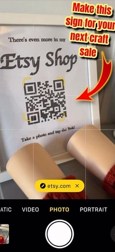 Easily Connect Your Etsy Shop to New Customers - Make a QR Code! #etsy #etsytips #etsyshop #qrcode