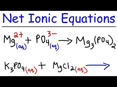 Precipitation Reactions & Net Ionic Equations - Chemistry