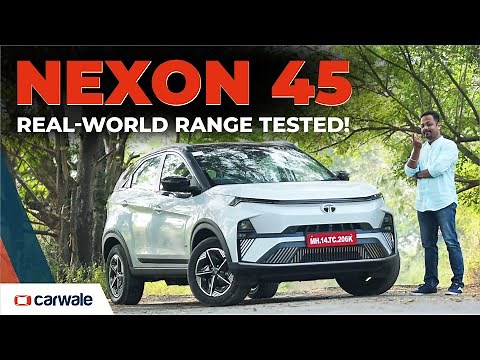 Tata Nexon EV 45 | REAL-WORLD Range Test & New Features Review!