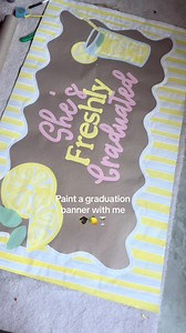 Paint a Graduation Banner with Me — Step-by-Step Design