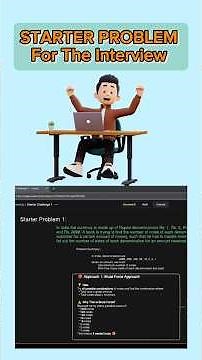 Starter Problem For Interviews 🔥 | DSA Problem Solving For Beginners