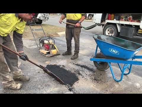 Asphalt Patch Repair - Cut, Remove & Replace