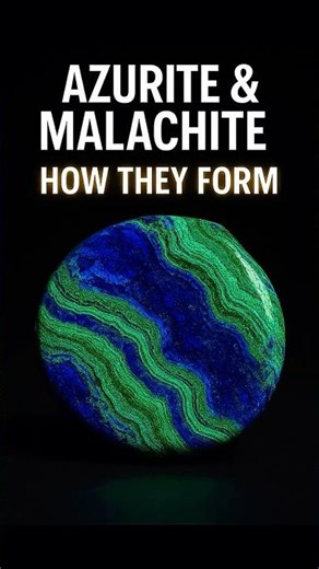 Azurite & Malachite – How They Form Together in Nature #shorts