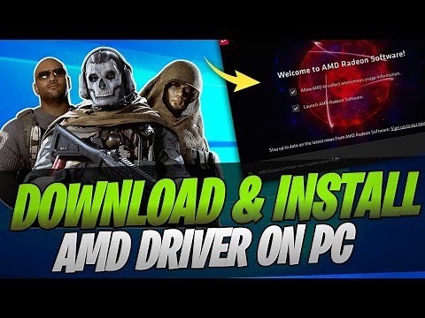 How to DOWNLOAD & INSTALL AMD Radeon Graphics Driver For PC