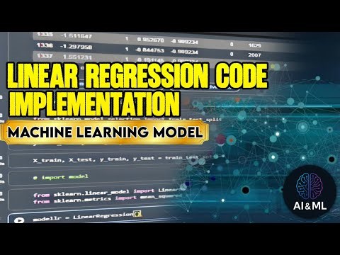 Complete Linear Regression Model with Code Implementation (Accuracy 80%) | AI and ML