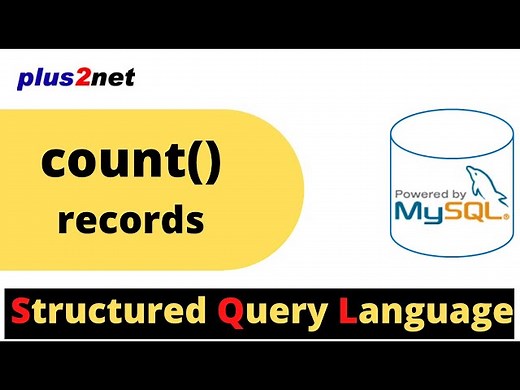 SQL COUNT for total number of records in mysql table