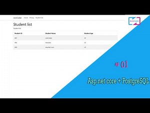 Tips -#01 | ASP.NET CORE MVC Connect to Database ( PostgreSQL )