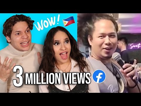 Filipino Facebook is MENTAL! Latinos react to Peanut Seller AMAZING Singing in Philippines