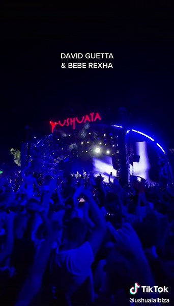 David Guetta & Bebe Rexha Live Performance at Ushuaïa Ibiza