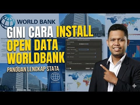 Cara Install Open Data World Bank di Stata (Tutorial wbopendata)