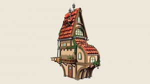 Stylized house - Download Free 3D model by octaviopiralla
