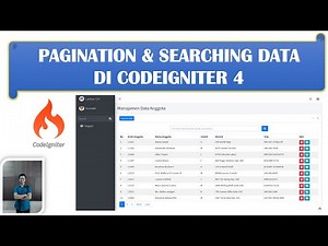 Tutorial Cara Membuat Fitur Pagination dan Pencarian Data di Codeigniter 4