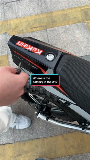 Kukirin X1 Battery Usage Guide and Location