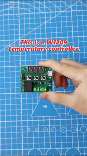 W1209 temperature controller module controls motor auto-start/stop!#temperature #motor #electronic