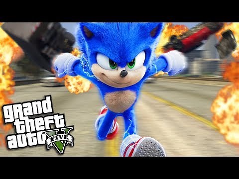 The NEW SONIC the HEDGEHOG Movie (GTA 5 Mods)