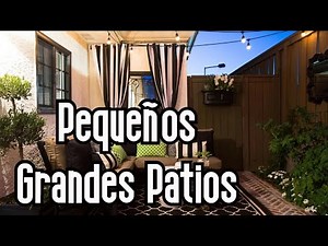Decorate your Patio SMALL BIG PATIOS !!