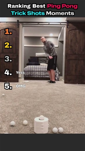 Ranking Best Ping Pong Trick Shots