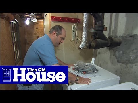How to Install a Front-Loading Washer and Dryer | This Old House