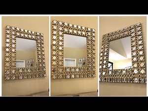 Dollar Tree DIY || Gold Glam Wall Mirror