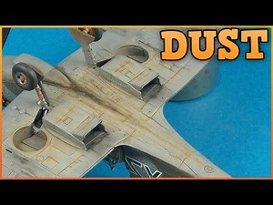 How to create dust effects - plastic model aircraft weathering tutorial