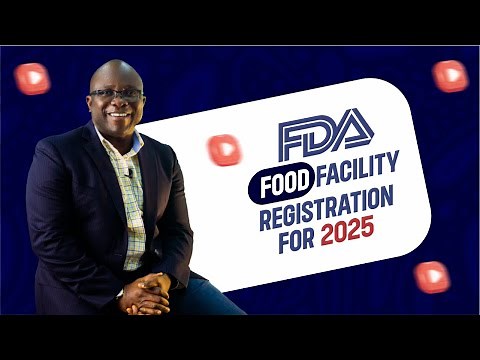FDA Food Facility Registration For USA - Step By Step Tutorial