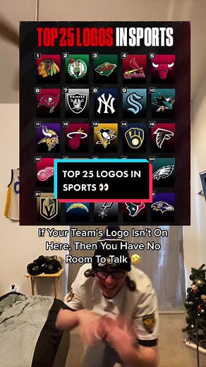 TOP 25 LOGOS IN SPORTS 👀 #nfl #nflplayoffs #football #sports