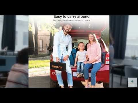 Review - Outdoor Projector Screen with Stand - 120 inch Portable Projector Screens Indoor