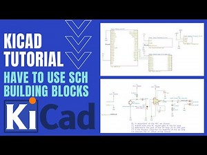 KiCad Tutorial - How to re-use schematics in new projects.