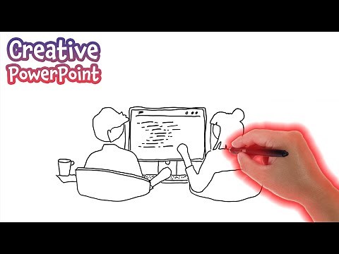 Hand drawing animation in PowerPoint