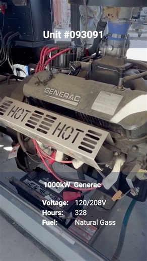 100kW Generac Natural Gas Generator | Load Bank Test | Generator Source