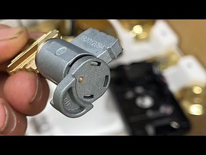 rekeying the Schlage FE595 Flex with their weird cam/tailpiece