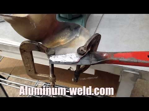 Aluminum Propeller Repair with a Propane Torch with HTS-735-11