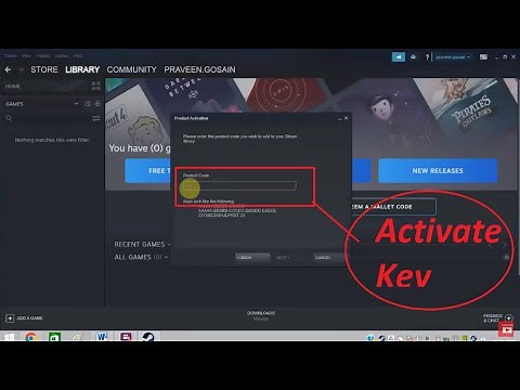 How To Activate A Game Product Key For Steam