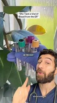 What’s in Colored Blood Bottles? Doctor Explains