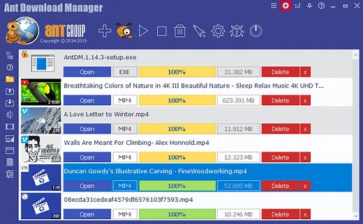 Ant Download Manager and Video downloader