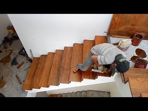 How to build Stairs Building And Installation A Wooden Staircase Treads