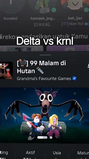 delta vs krnl #delta #krnl #roblox