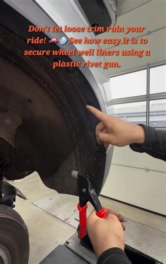 How to Use a Plastic Rivet Gun for Car Wheel Well Repairs