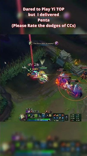 Penta Kill | Master Yi Top is actually a broken SSS MONSTER #leagueoflegends #masteryi #masteryitop