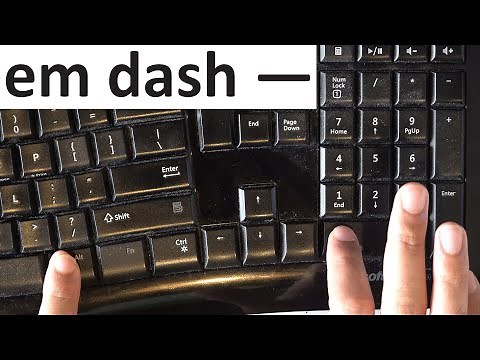 How to type em dash (—) in keyboard